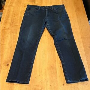 Banana Republic Men's Dark Blue Traveler Jeans